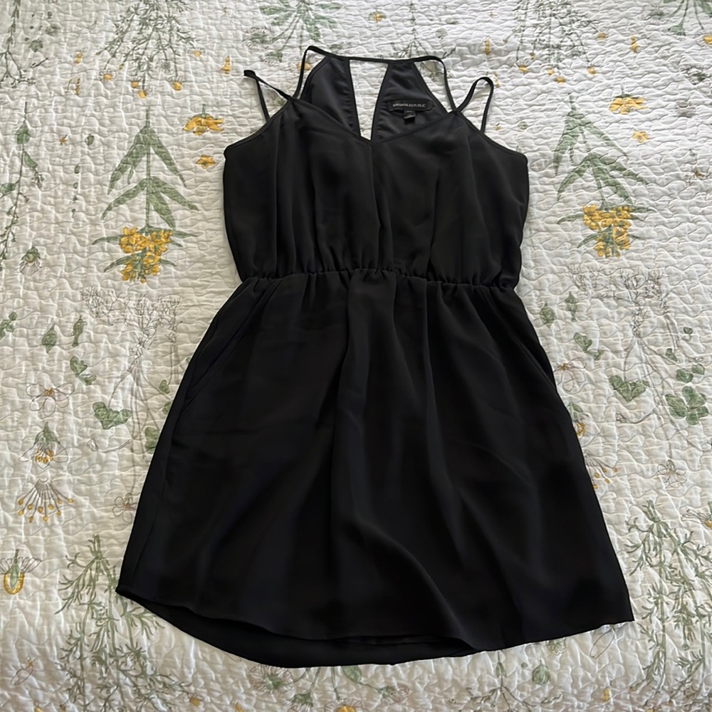 Banana Republic Black Mini Dress